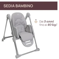 Chicco Seggiolone polly armonia steel-