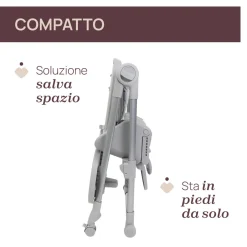 Chicco Seggiolone polly armonia steel-