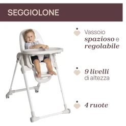 Chicco Seggiolone polly armonia motherpearl –