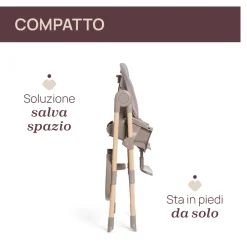 Chicco Seggiolone polly essential ash –