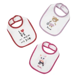 Mawi Set 3 bavaglini bimbo con clip