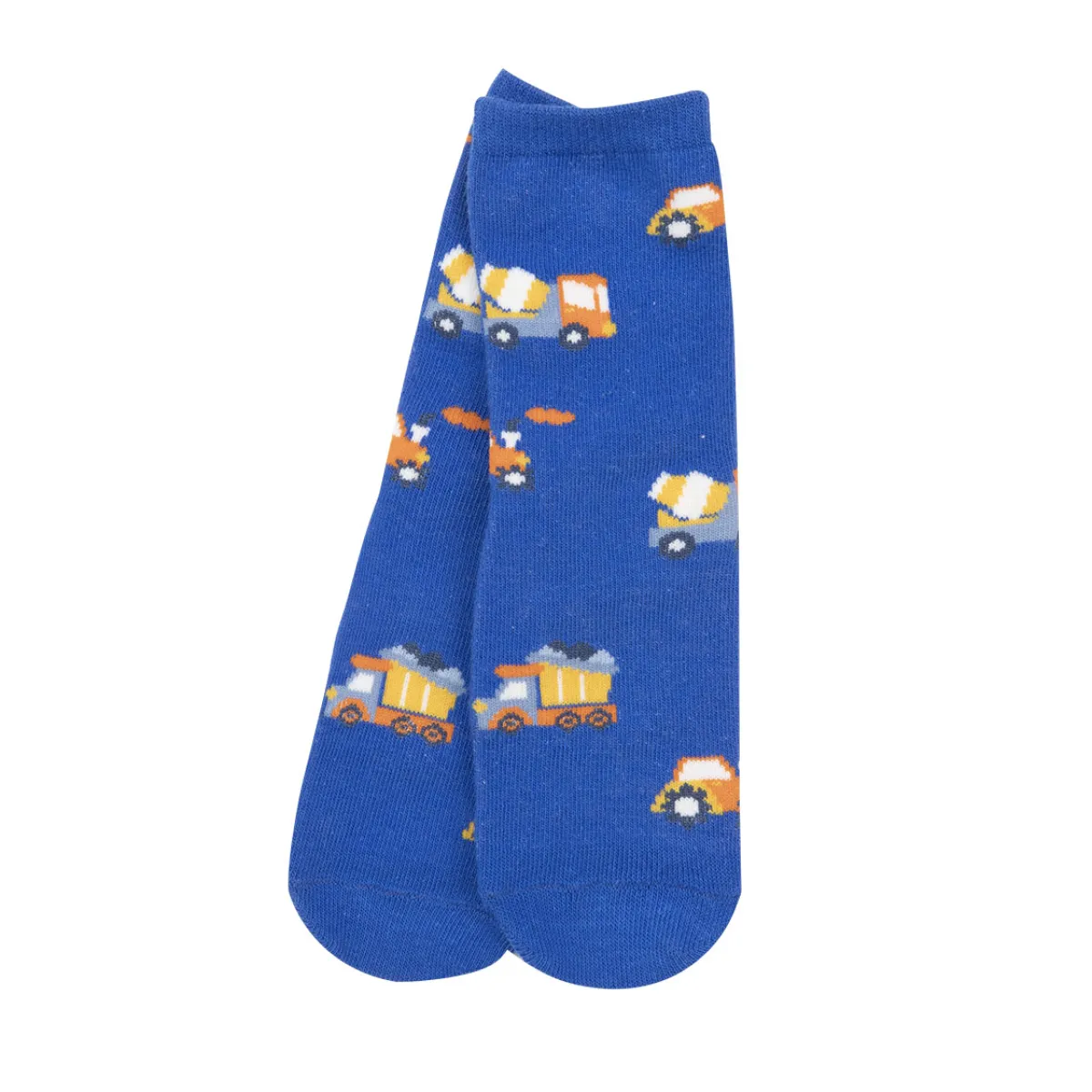 Mawi Set 2 paia di calze antiscivolo bimbo “ruspa blu”