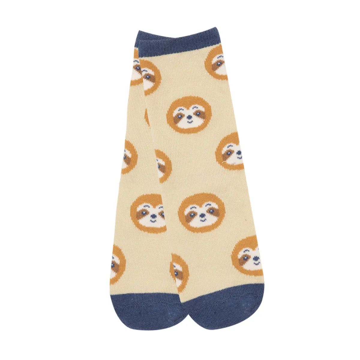 Mawi Set 2 paia di calze antiscivolo bimbo beige e blu