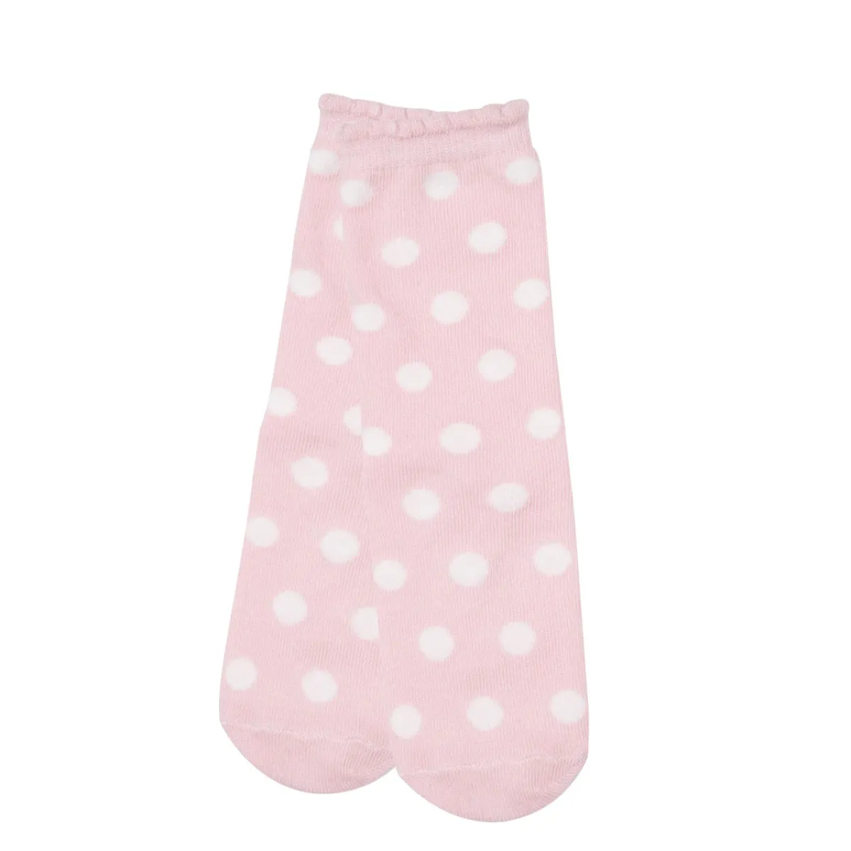 Mawi Set 2 paia di calze antiscivolo bimba rosa e beige stampate