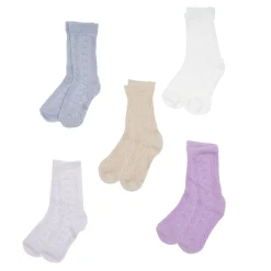 Mawi Set 5 paia di calze bimba multicolor