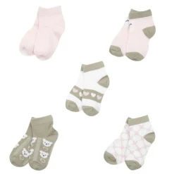 Mawi Set 5 paia di calze corte bimba