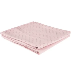ROBA GMBH Set 2 pcs tenda mussola 120×120 pink – roba