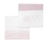 Mawi Set 3 pezzi culla/carrozzina stellina rosa