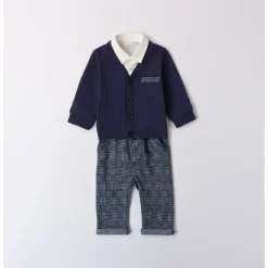 Mignolo Set 2 pezzi pantalone pied de poulle