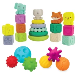 Superstar Set ball blocks & activity playset – costruzioni e giochi interattivi per bambini – b-kids – 6m+