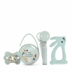 Suavinex Set di regalo wonderland liberty – azzurro –