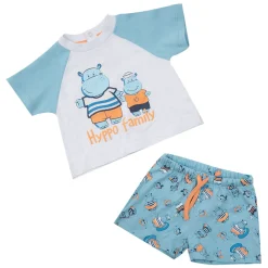 Mawi Set due pezzi jersey bimboa zzurro