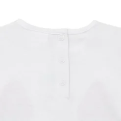 Mawi Set due pezzi t-shirt più short bimba bianco/ fragole