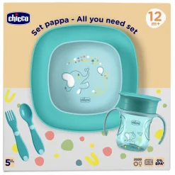 Chicco Set pappa 12m+ azzurro –