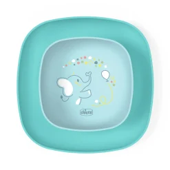Chicco Set piatto piano e ciotola 12m+ azzurro –