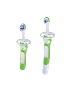 Bambino Mam Set spazzolini learn to brush neutro