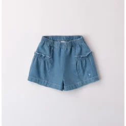 IDO Short chambray con tasche
