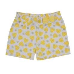 Mawi Short jersey bimba /giallo con fiocco