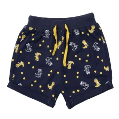 Mawi Short jersey bimbo blu scuro stampato