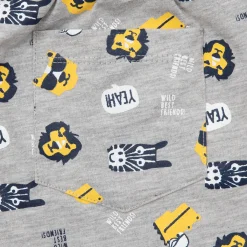 Mawi Short jersey bimbo chiaro stampato