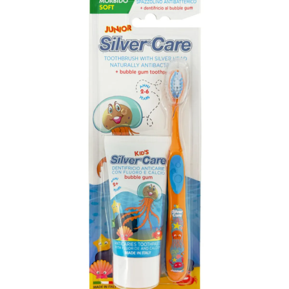 Bambino Silver care Silvercare kit spazzolino junior + dentifricio 50 ml