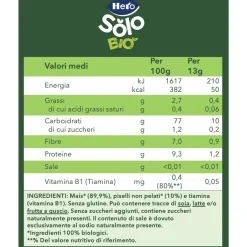 Hero Snacks piselli mais 40 gr biologico – solo