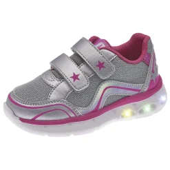 Chicco Sneaker chimberly doppio velcro argento con luci –