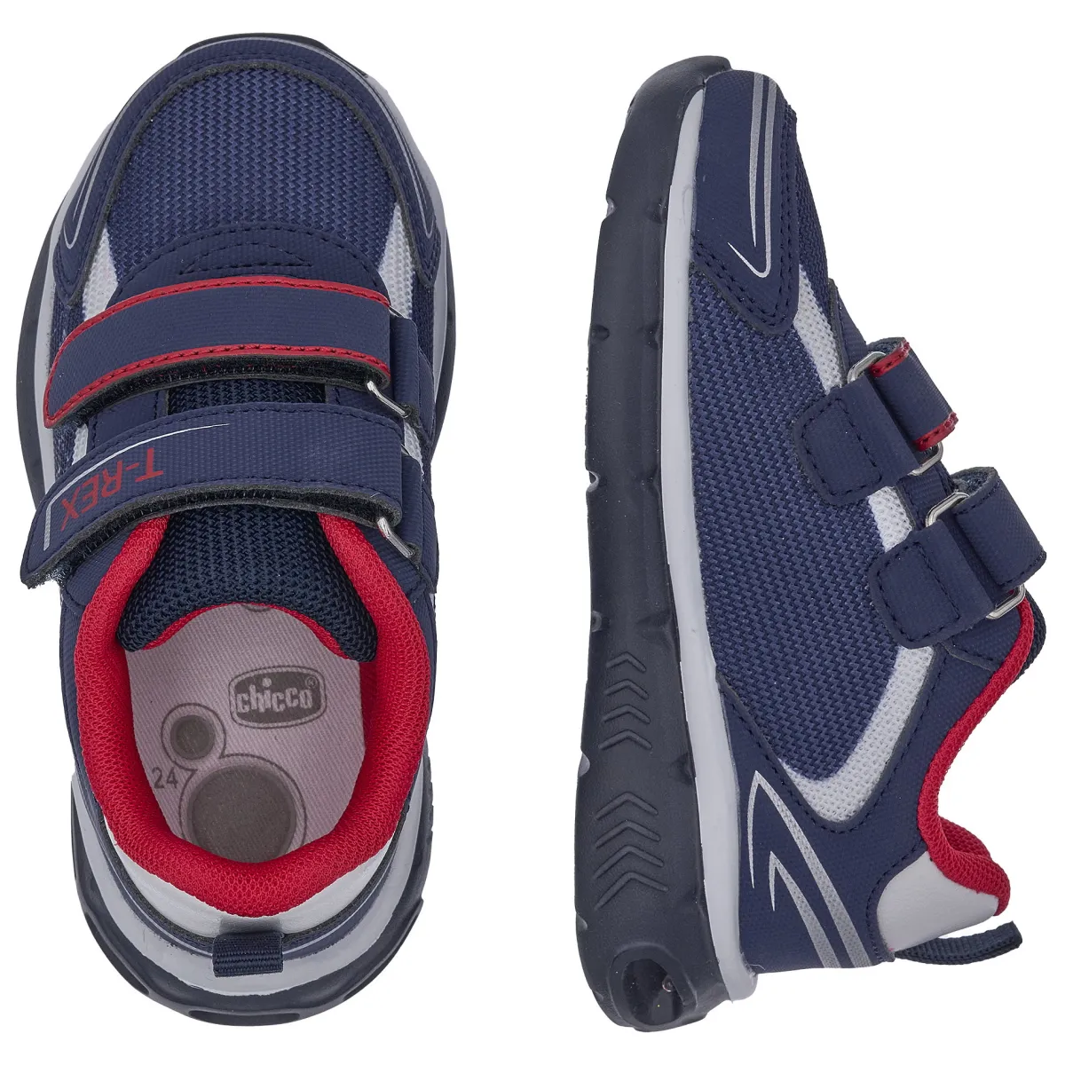 Chicco Sneaker con luci colorate nella suola e doppio strappo