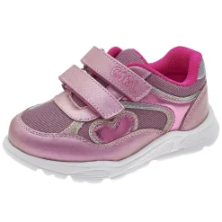 Chicco Sneakers doppio velcro suola in eva fuxia con cuore –