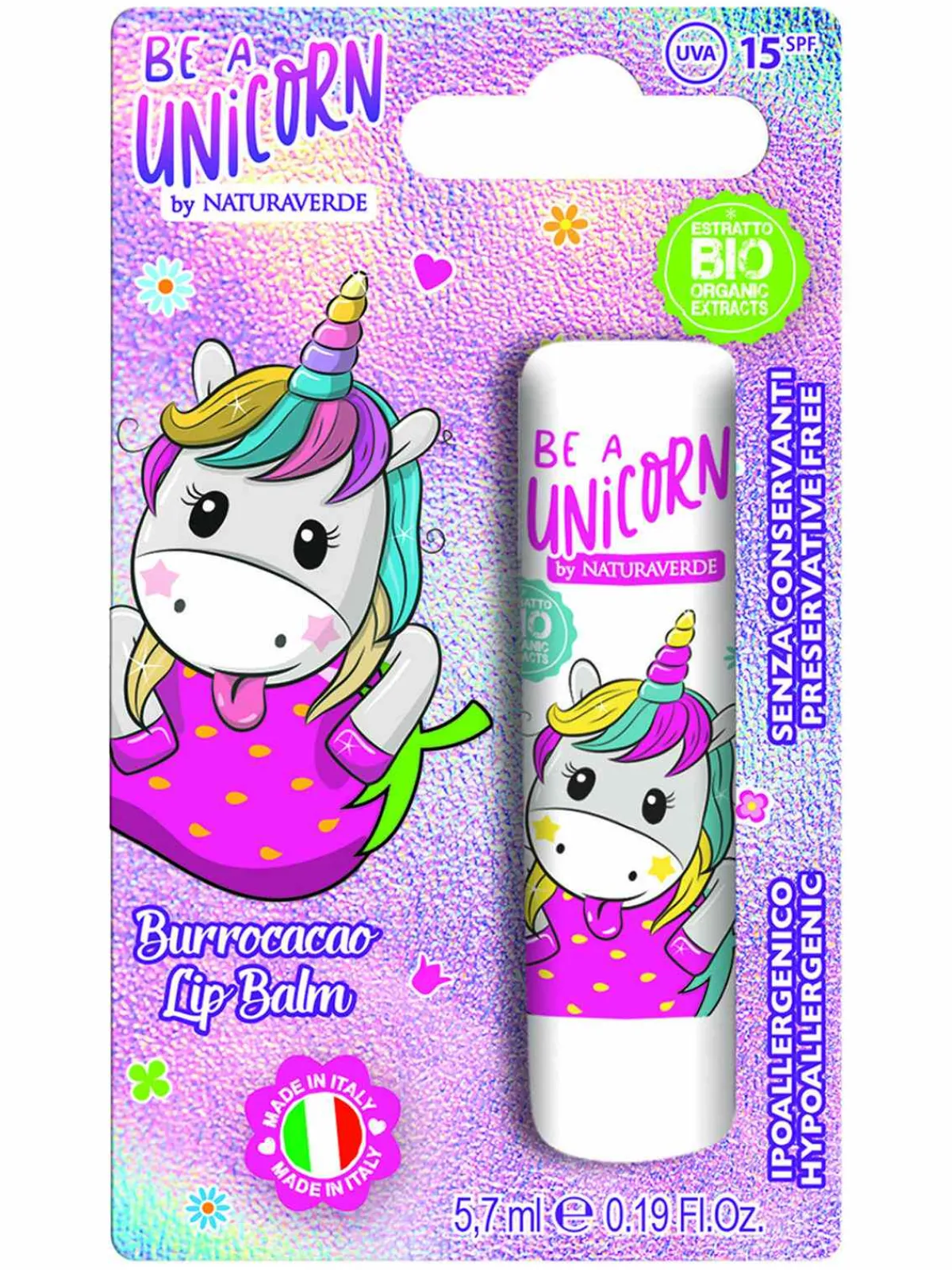 Bambino Sodico be a unicorn burrocacao fragola 5,7ml