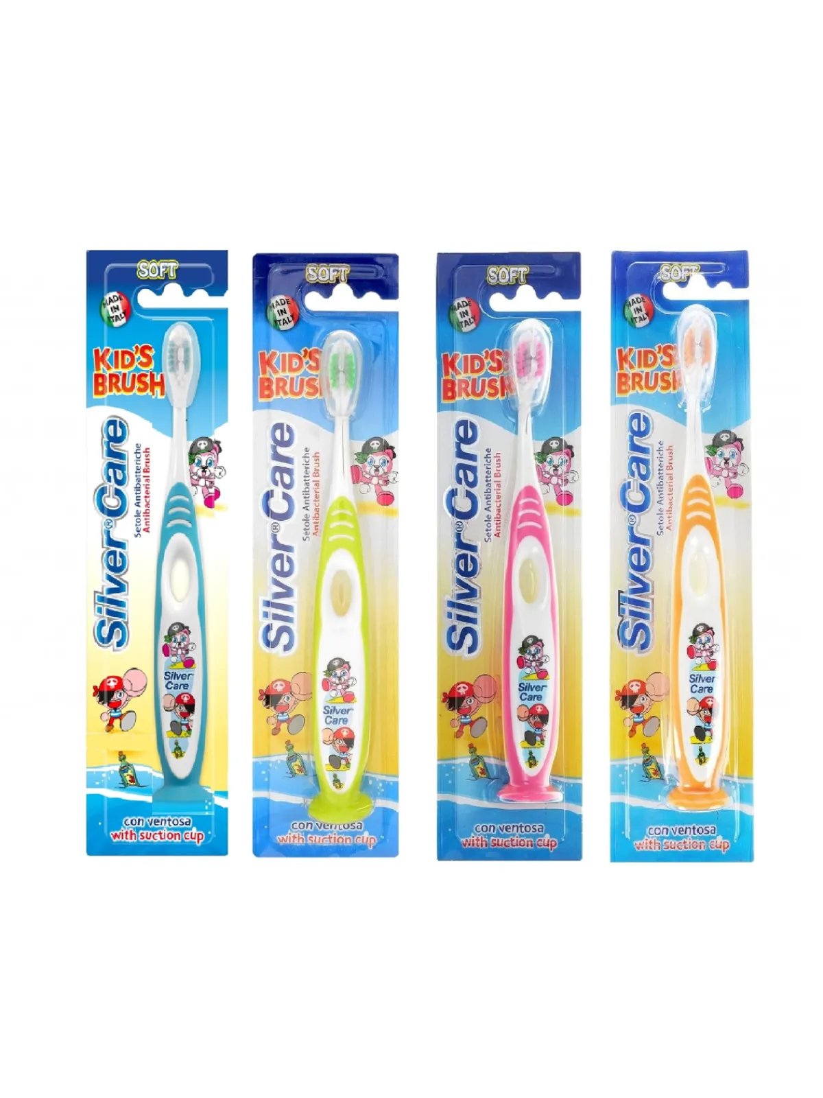 Bambino Silver care Spazzolino 2-6 anni colori assortiti