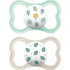 Mam Succhietti air 6+ silicone bio-circolare conf. doppia verde/grigio –