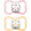 Mam Succhietti air 6+ silicone bio-circolare conf. doppia rosa/giallo –