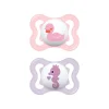 Mam Succhietti air 2-6m silicone bio-circolare conf. doppia rosa/viola –