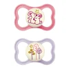 Mam Succhietti air night 16+ silicone bio-circolare conf. doppia rosa/viola –