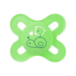 Mam Succhietti original start 0-2m silicone bio-circolare conf. doppia verde/grigio –