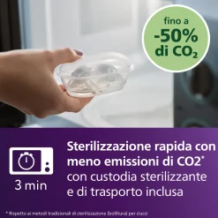 Avent Succhietti ultra start 0-2m day pastello verde e blu , a base vegetale – set da 2 ciucci – philips