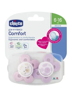 Chicco Succhietto comfort girl 6-16 mesi 2 pz colori assortiti