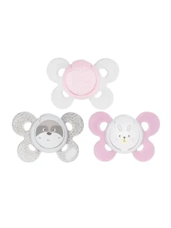 Chicco Succhietto comfort girl silicone 0-6 mesi 2 pz colori assortiti