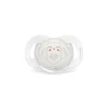 Suavinex Succhietto nuova collezione bonhomia con tettina sx pro. 0-6 mesi. decoro civetta bianco