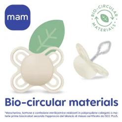 Mam Succhietto perfect start 0-2m silicone bio-circolare conf.singola colori assortiti rosa e panna –