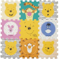 Baby Smile Tappeto puzzle 9 pezzi disney winnie the pooh