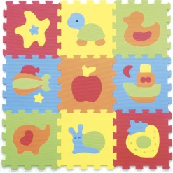 Baby Smile Tappeto puzzle animali 9pcs