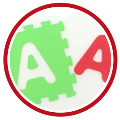 Baby Smile Tappeto puzzle lettere 9pz