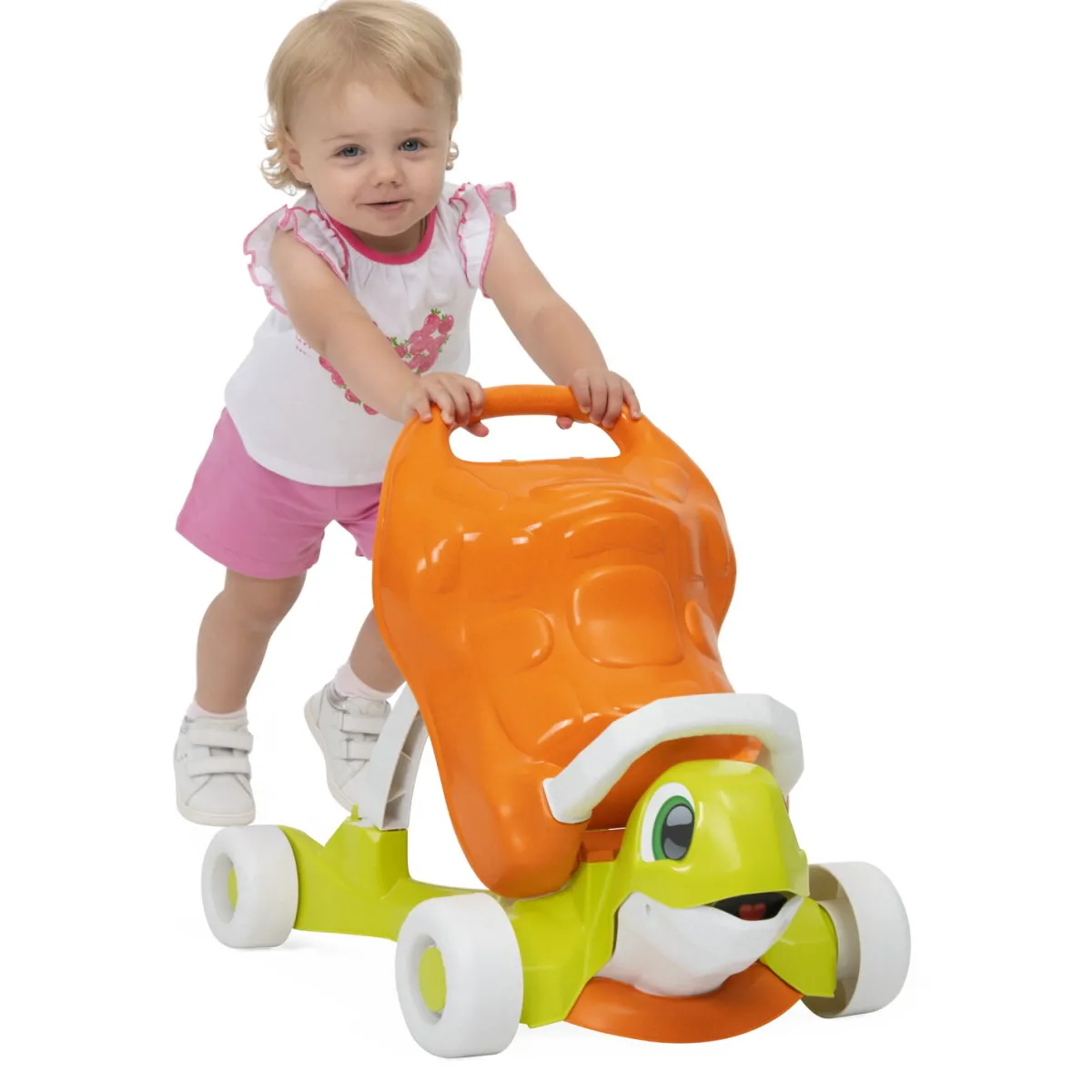 Chicco Tartaruga primipassi e cavalcabile 2in1 eco+ – crescita versatile