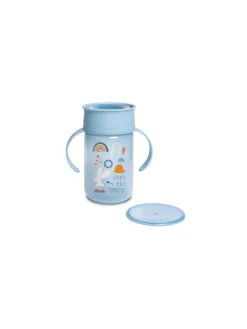 Suavinex Tazza 360° trainig cup 340ml +12m forest azzurro