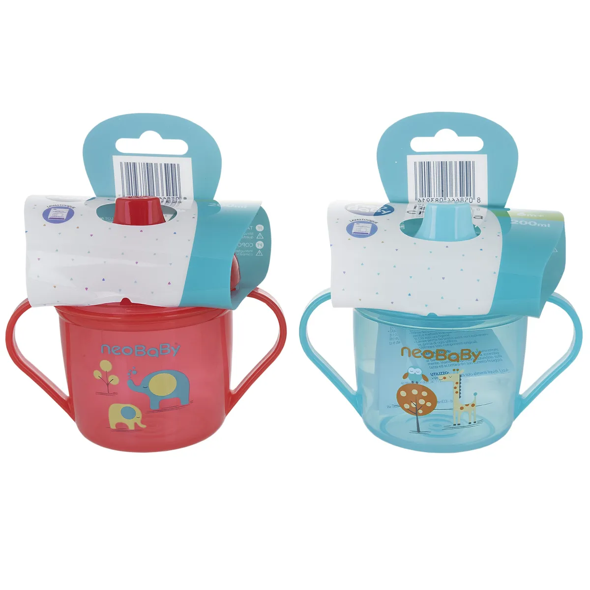 Neo Baby Tazza crescita 260 ml colori assortiti