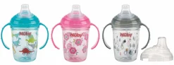 Nuby Tazza in tritan™ con beccuccio morbido no-spill – 240ml – 6m+