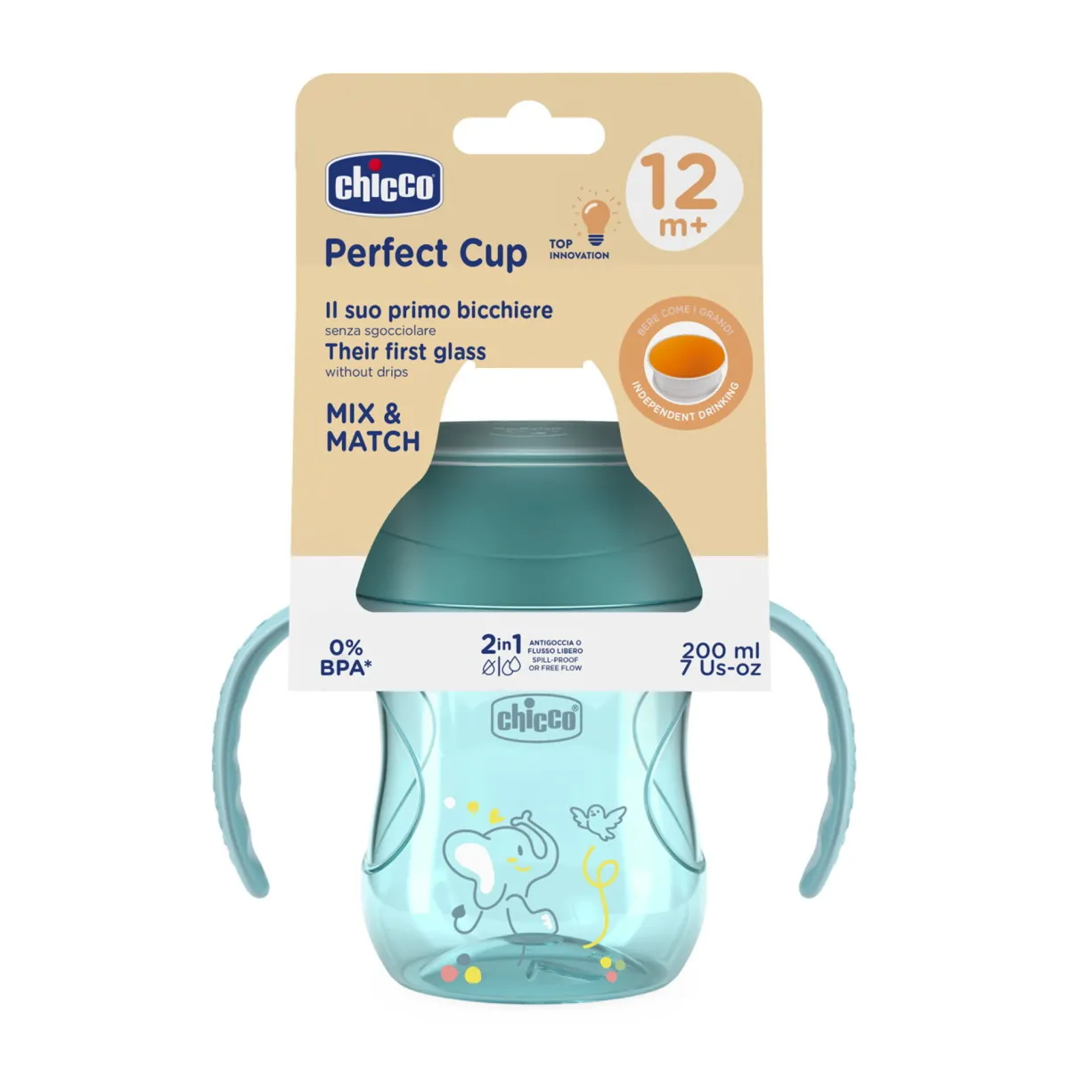 Chicco Tazza perfect x 360 12m+ azzurra –