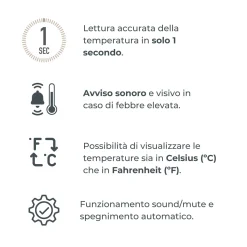 Bambino Nuvita Termometro digitale frontale / auricolare 2075 –